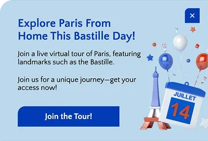 Bastille Day Template for Virtual Tour