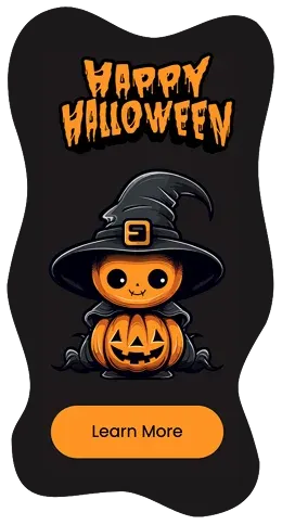 Happy Halloween Sidebar Popup Template