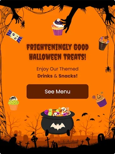 Halloween Themed Snacks Promotion Sidebar Template