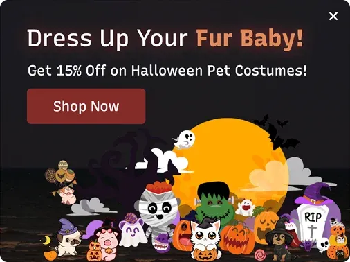 Halloween Pets Costume Popup Template